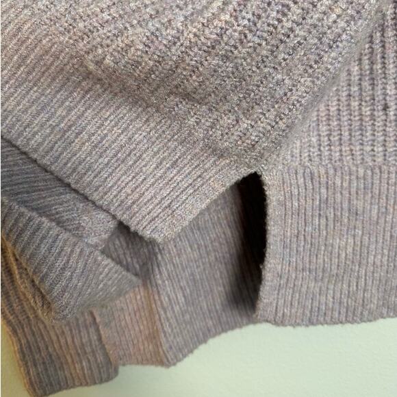 Madewell Purple Mercer Wool Blend Turtleneck Sweater in Coziest Yarn Women's XS - Picture 8 of 9